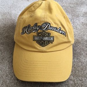 Yellow Harley Davidson Dad Hat 😍